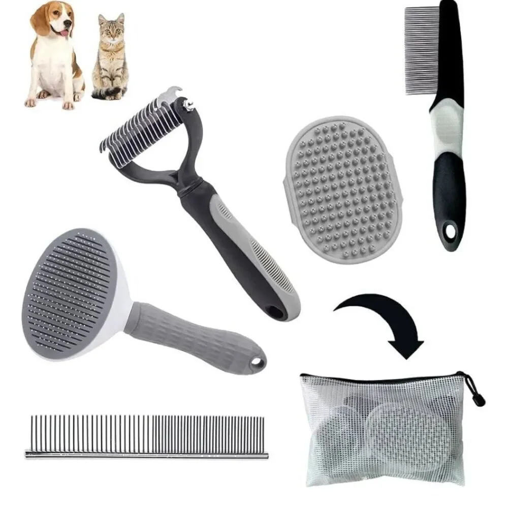 5PCS Grooming Kit for Dog,Puppy